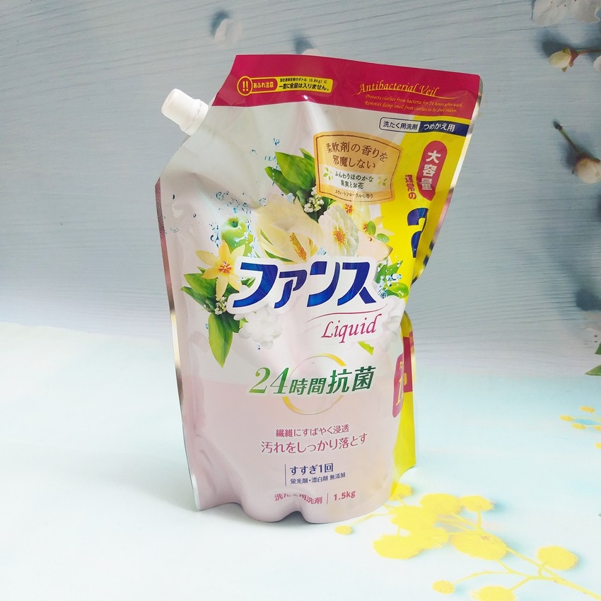 Nước giặt đậm đặc, kháng khuẩn cao cấp Kaori 1,5kg