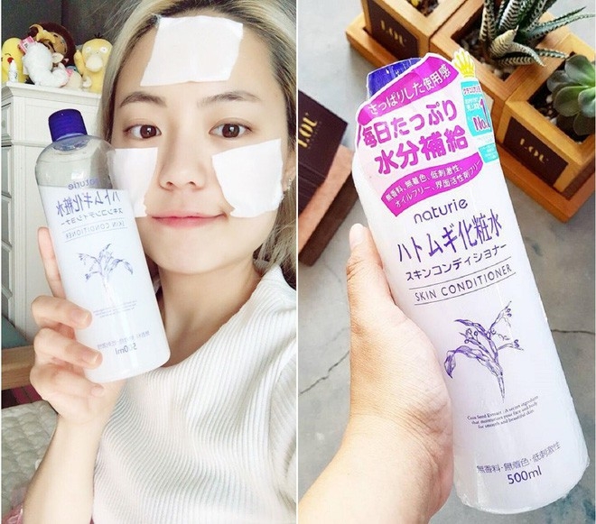 Nước Hoa Hồng Naturie Skin Conditioner Ý Dĩ 500ml