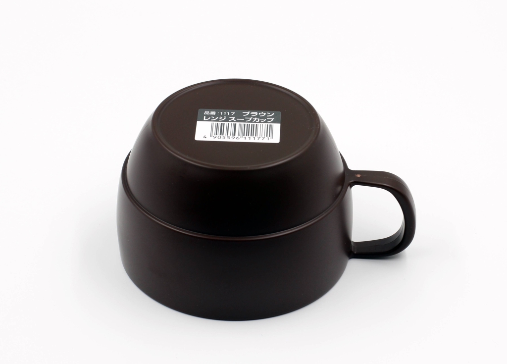 Cốc sup màu nâu Inomata