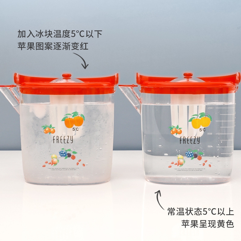 Bình uống nước kèm lọc trà 1,2L (nắp đỏ)