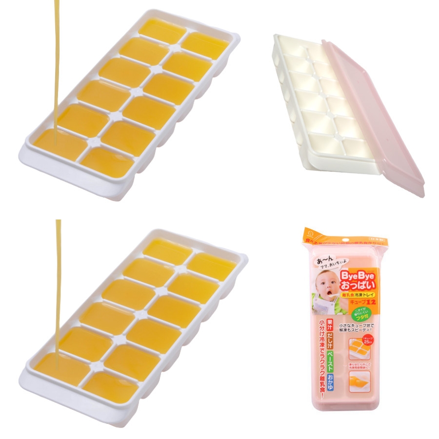Khay đựng đồ ăn dặm 12 ngăn có nắp Kokubo