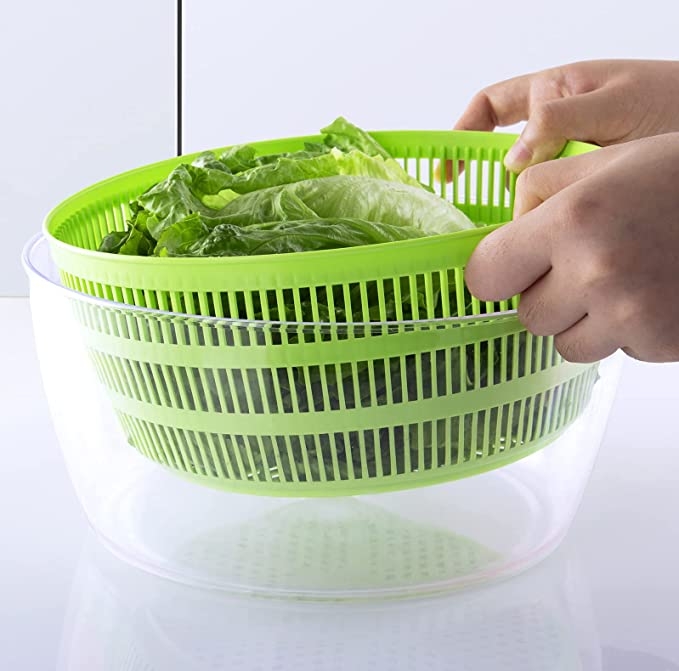 Rổ nhựa 5.3L màu xanh
