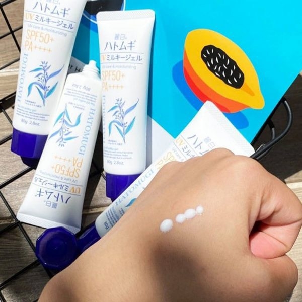 Kem chống nắng Hatomugi UV SPF 50+