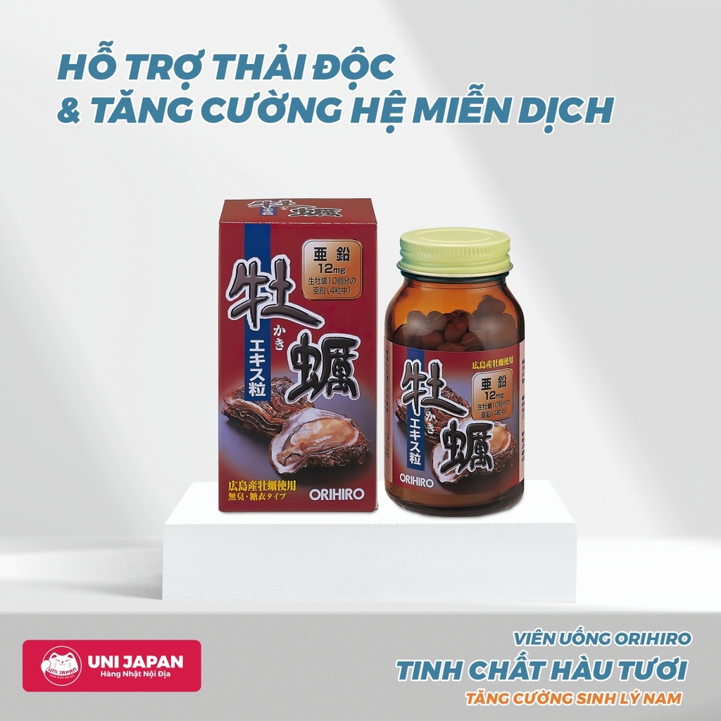 Viên uống tinh chất hàu tươi Nhật Bản Orihiro 120 viên