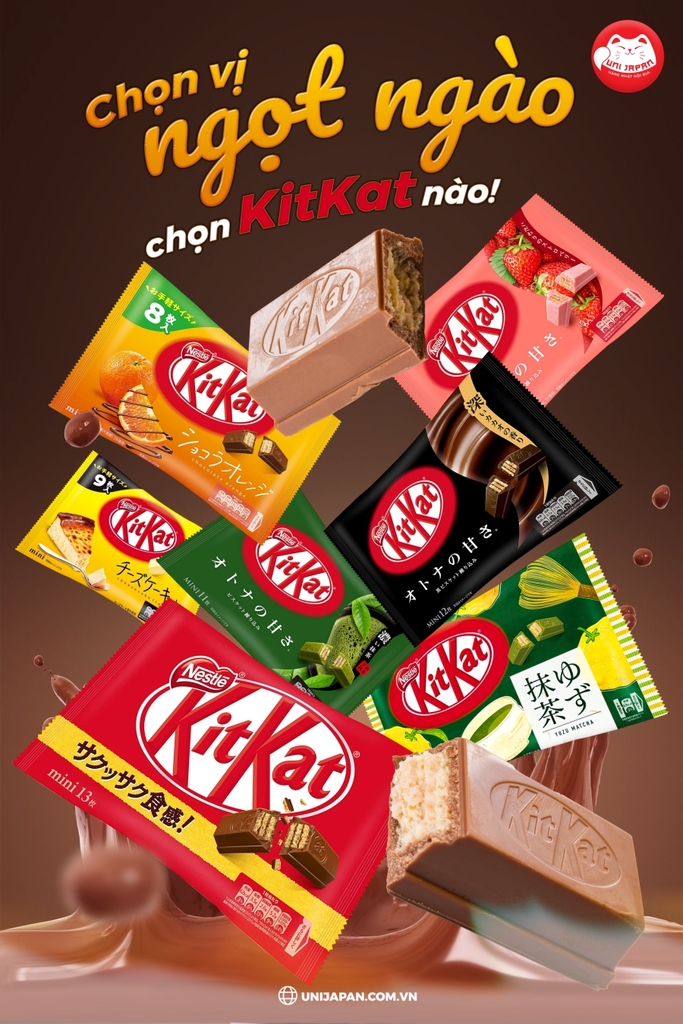 Socola Kitkat mini đỏ (gói)