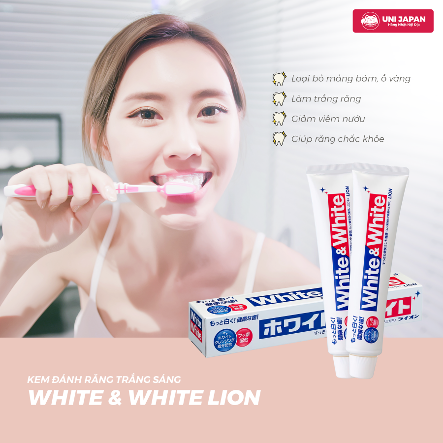 Kem đánh răng white white (150g)