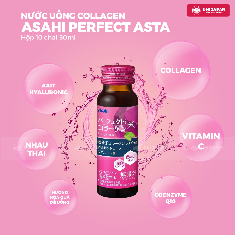 Nước Uống Collagen Asahi Perfect Asta ( Dưới 35 tuổi)