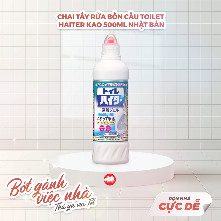Chai tẩy rửa bồn cầu Toilet Haiter KAO 500ml