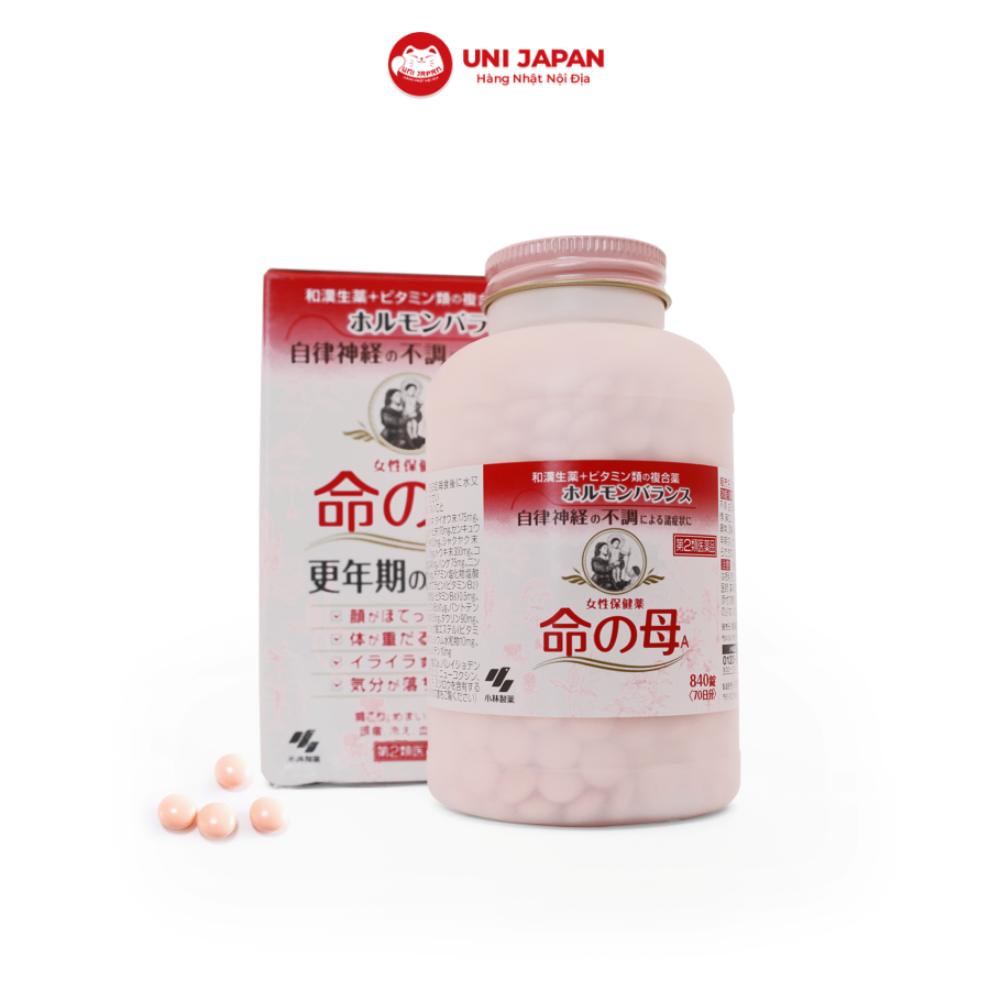 Viên uống nội tiết tố Kobayashi Nhật Bản 840 viên