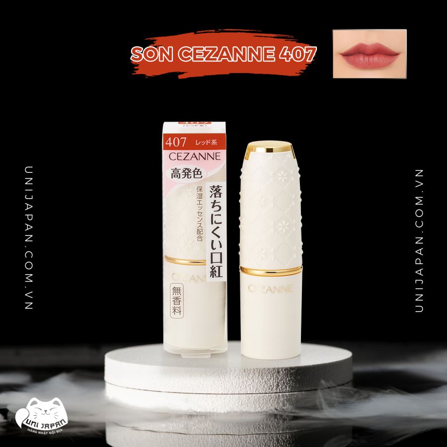 Son thỏi Cezanne Lasting Lip Color N Màu 407