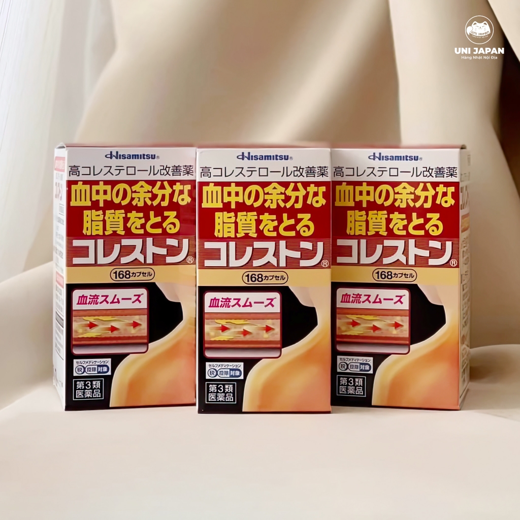 Viên uống giảm mỡ máu và cholesterol Hisamitsu 168 viên