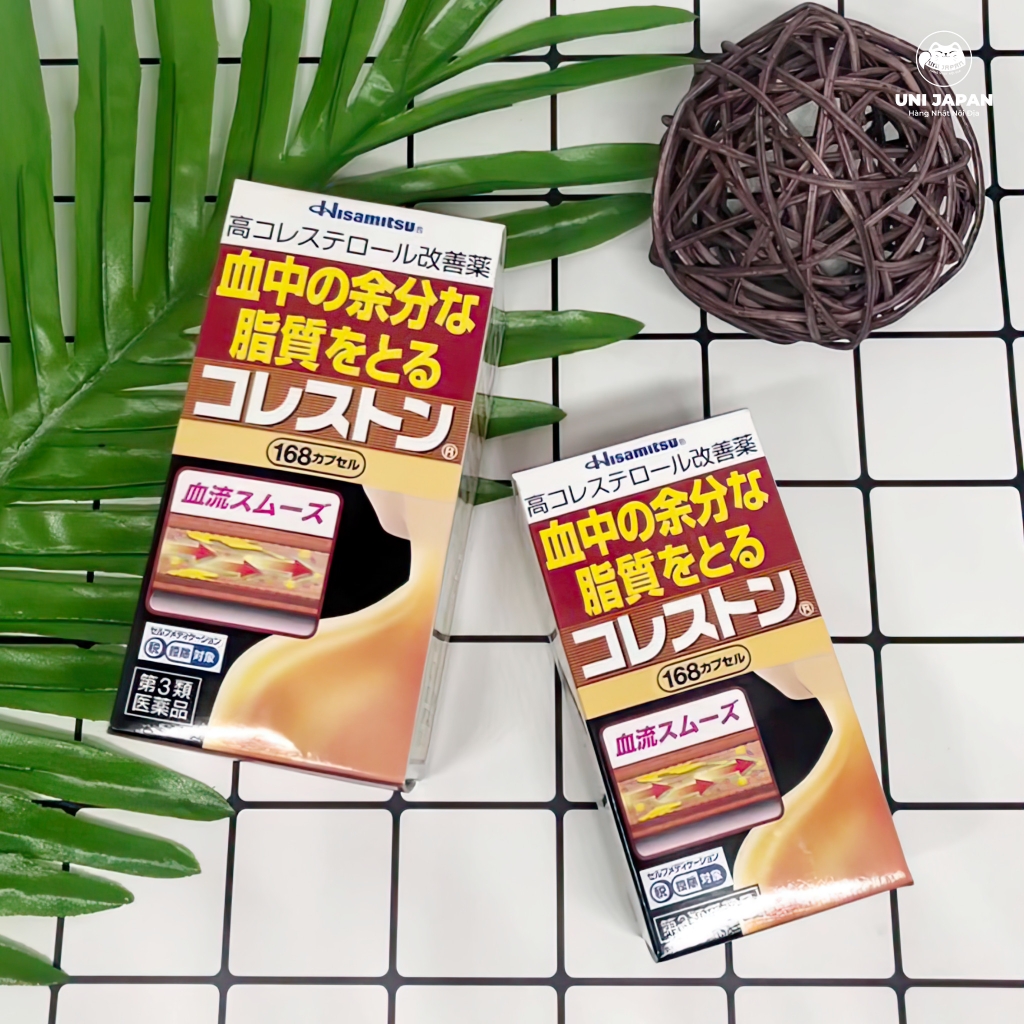Viên uống giảm mỡ máu và cholesterol Hisamitsu 168 viên