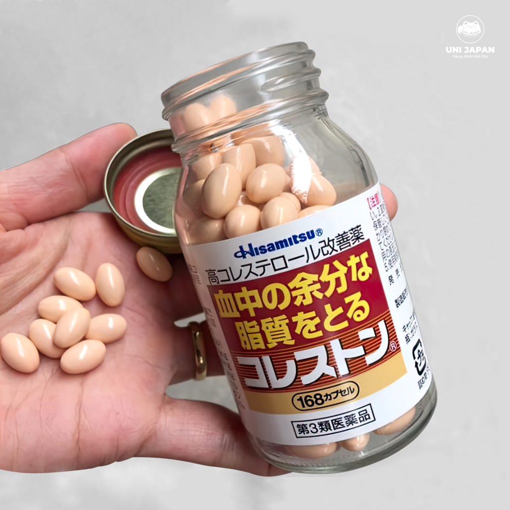 Viên uống giảm mỡ máu và cholesterol Hisamitsu 168 viên