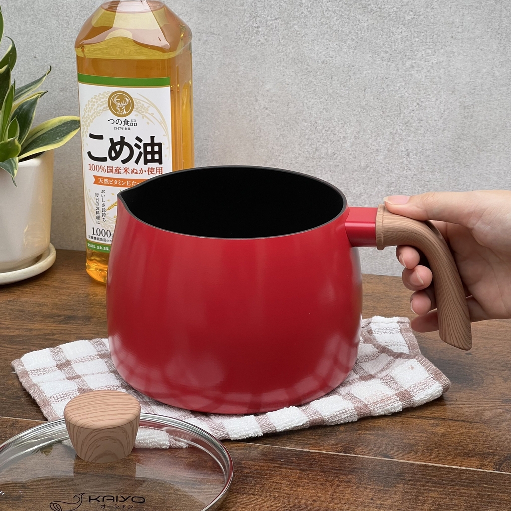 Nồi chiên ngập dầu Kaiyo màu đỏ