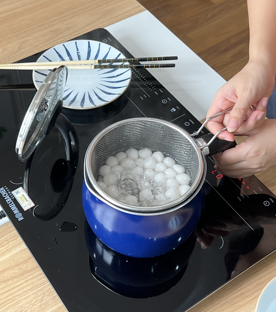 Nồi chiên ngập dầu Kaiyo màu xanh 15cm