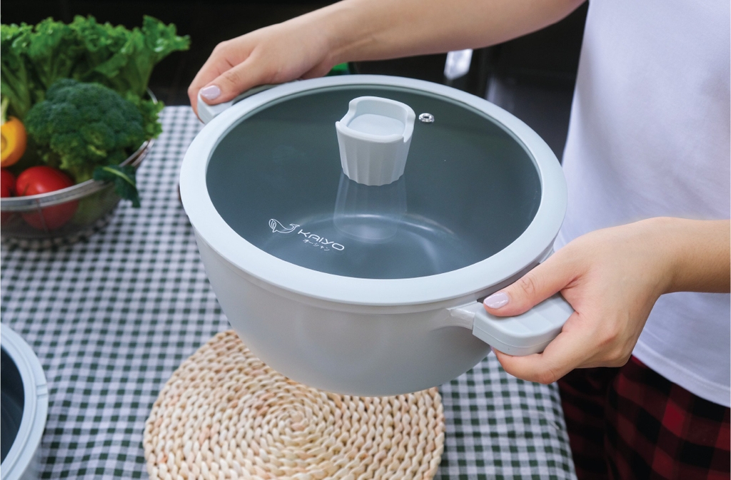 Nồi nhôm đúc full induction Ocean Waves Kaiyo, 20cm