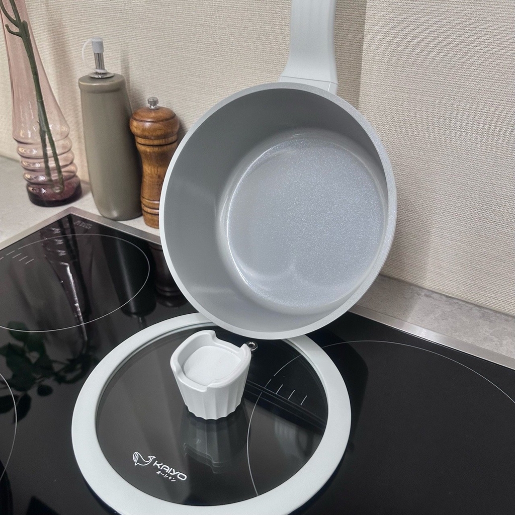 Chảo nhôm đúc full induction Ocean Waves Kaiyo, 26cm