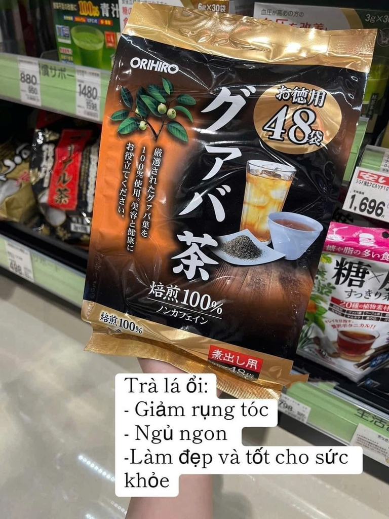 Trà ổi hỗ trợ giảm cân, giảm nguy cơ tiểu đường Orihiro