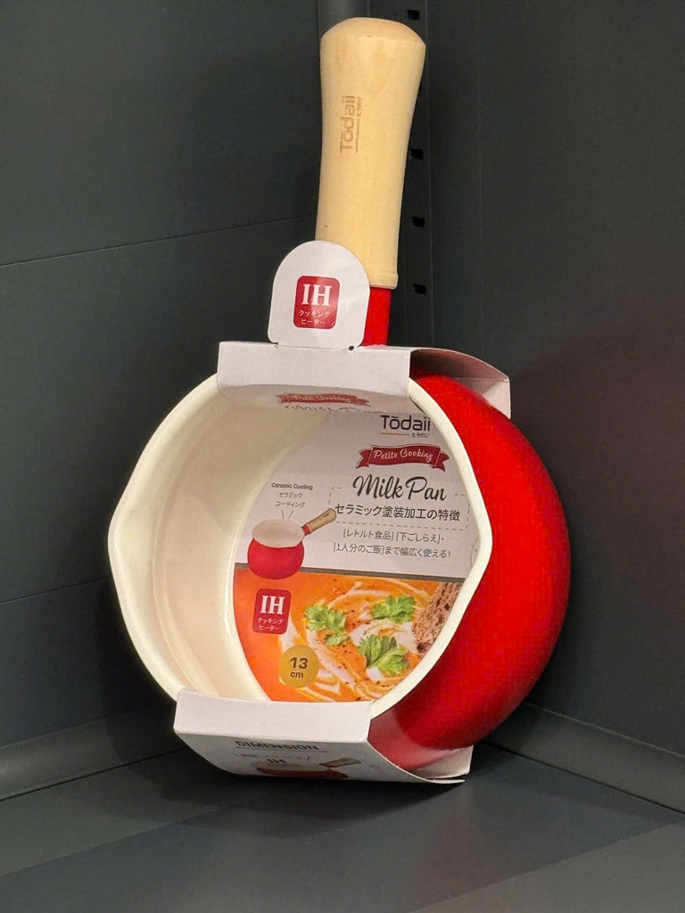 Quánh mini chống dính Ceramic Todaii - size 13cm, cán gỗ