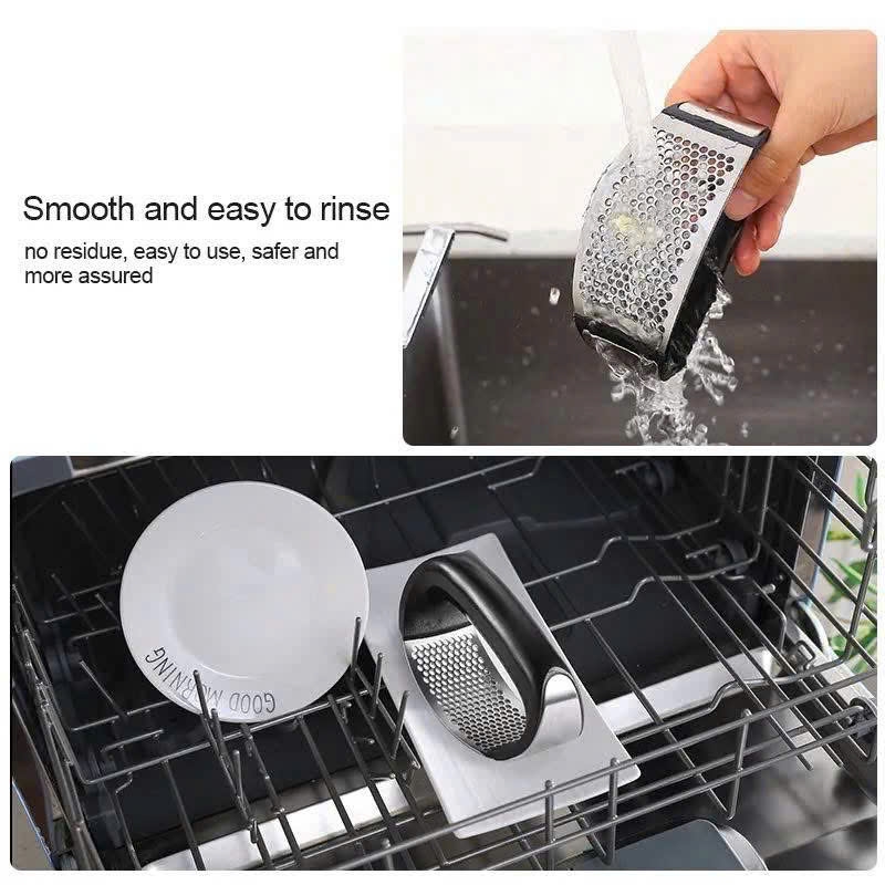 Dụng cụ nghiền, ép tỏi bằng inox 304 Mirai