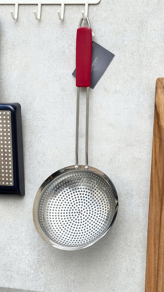 Muôi vớt inox 304 cỡ lớn nguyên khối Kaiyo 16,5cm