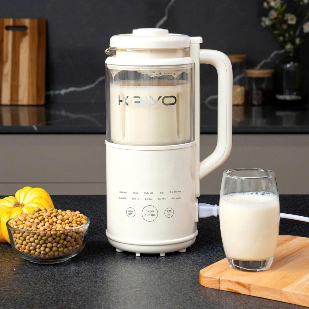 Máy làm sữa hạt đa năng Kaiyo 1L, model KNM-411