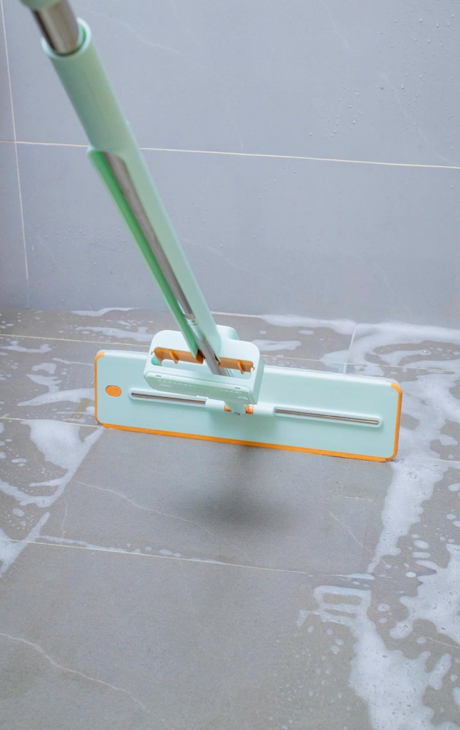 Cây lau nhà tự vắt chữ nhật Kaiyo, màu xanh mint