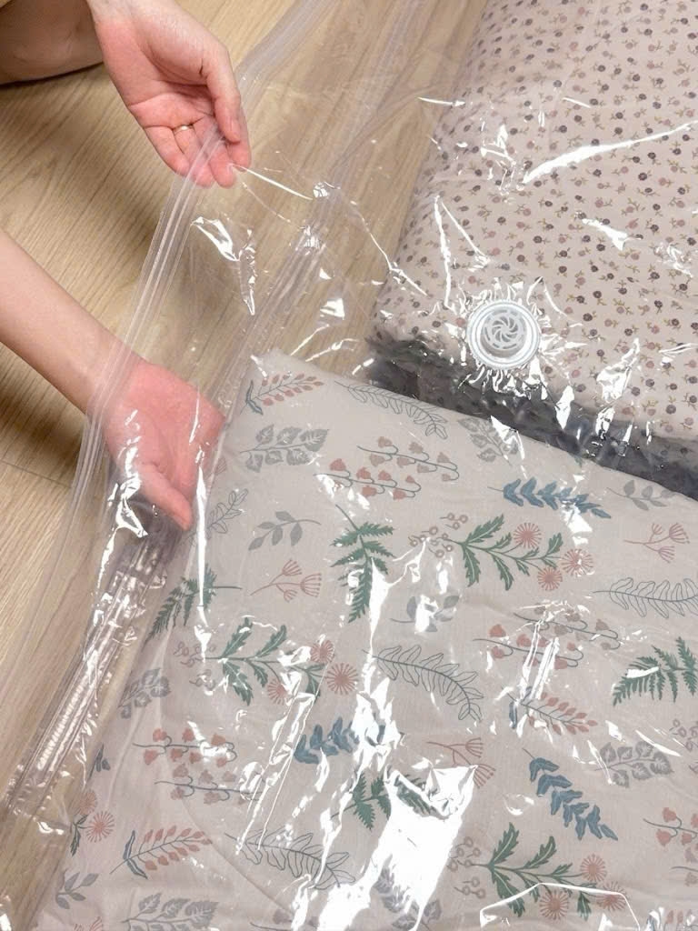 Túi hút chân không đựng quần áo, chăn màn hình hộp có van Okazaki 85x130x56cm