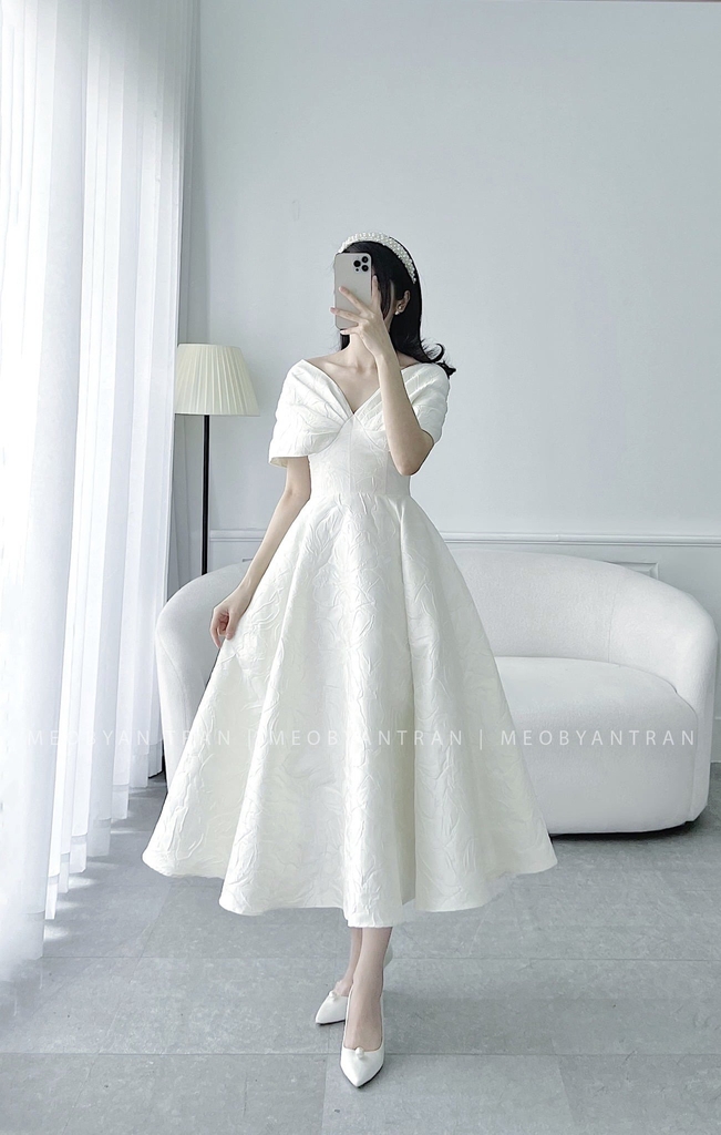 Váy cưới cho bà bầu 6-7 tháng tại TPHCM - Váy cưới cao cấp Linh Nga