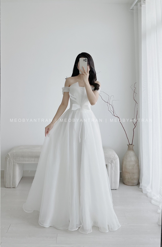 Váy cưới bèo công chúa cao cấp A018 – quynhanhbridal