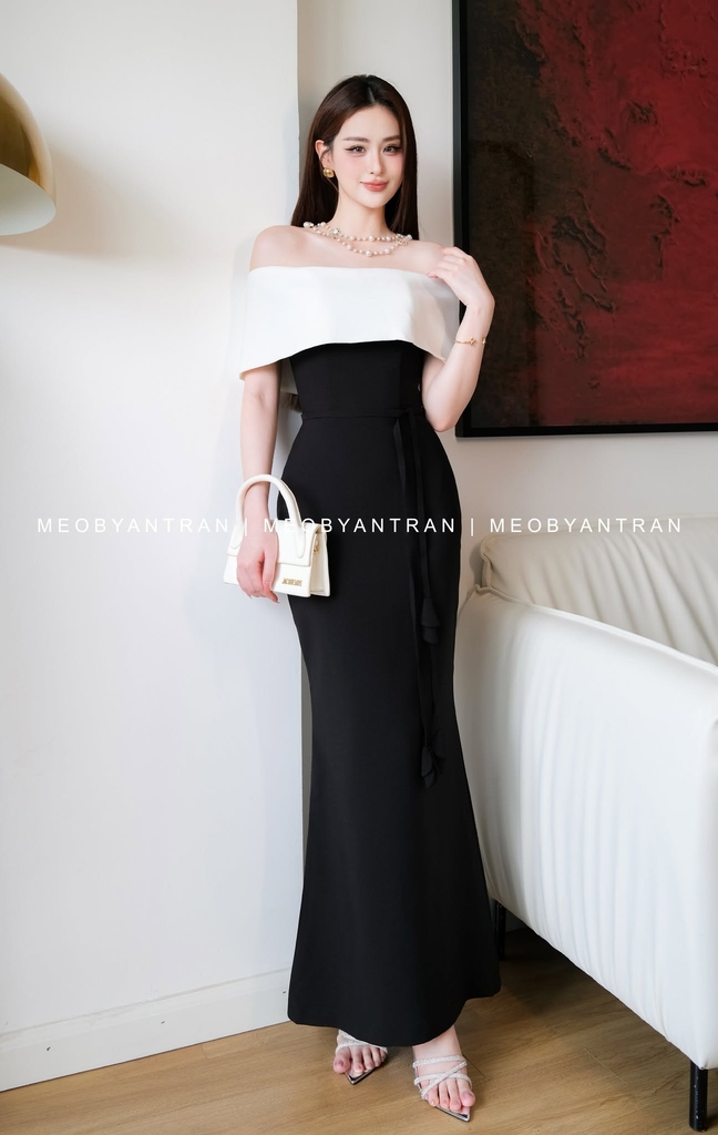 Đầm dự tiệc ôm body trễ vai