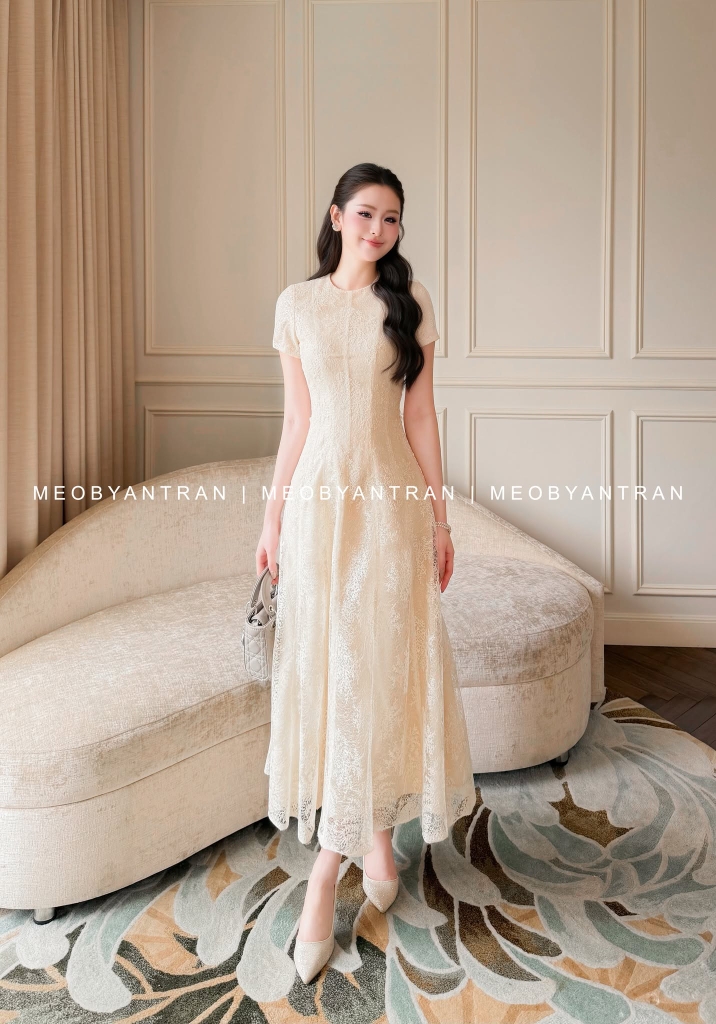 Đầm ren cao cấp dự tiệc