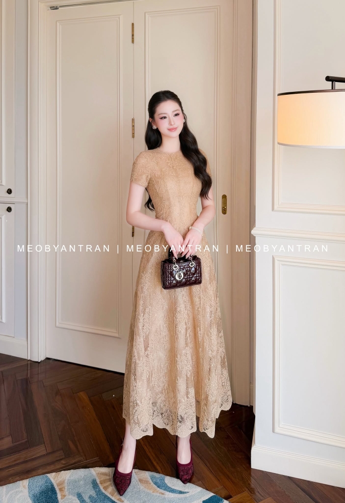 Đầm ren cao cấp dự tiệc