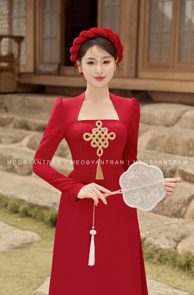Áo dài cưới cách tân