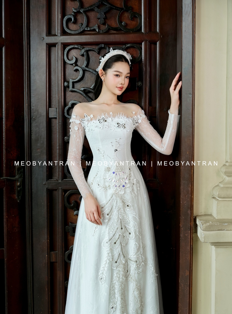 Áo dài cưới cô dâu 