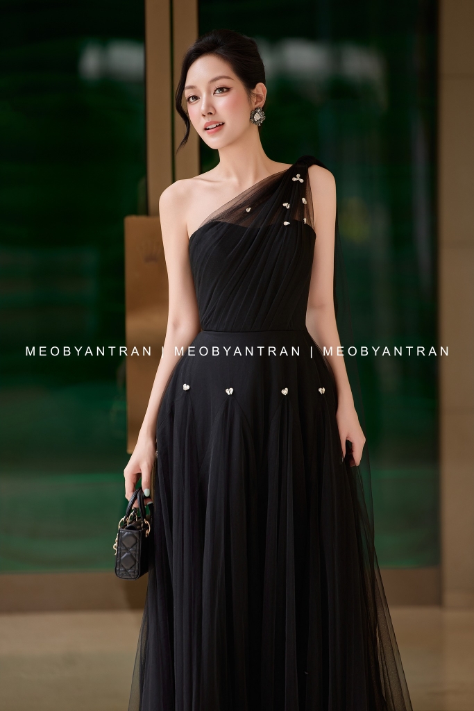 Đầm dài voan đẹp