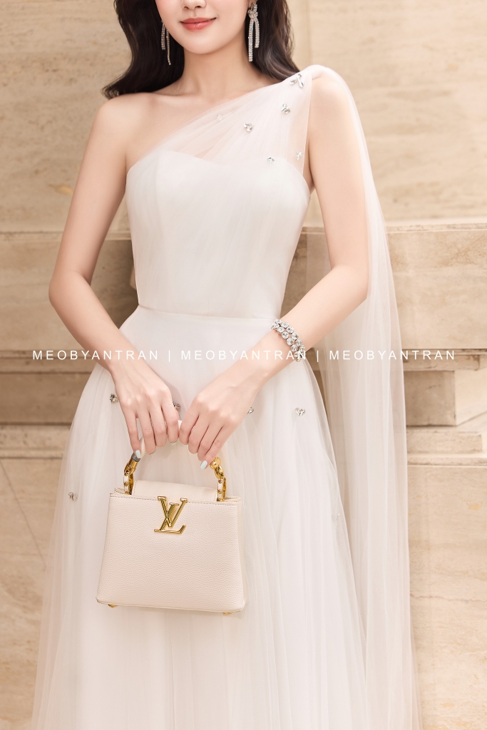 Đầm dài voan đẹp