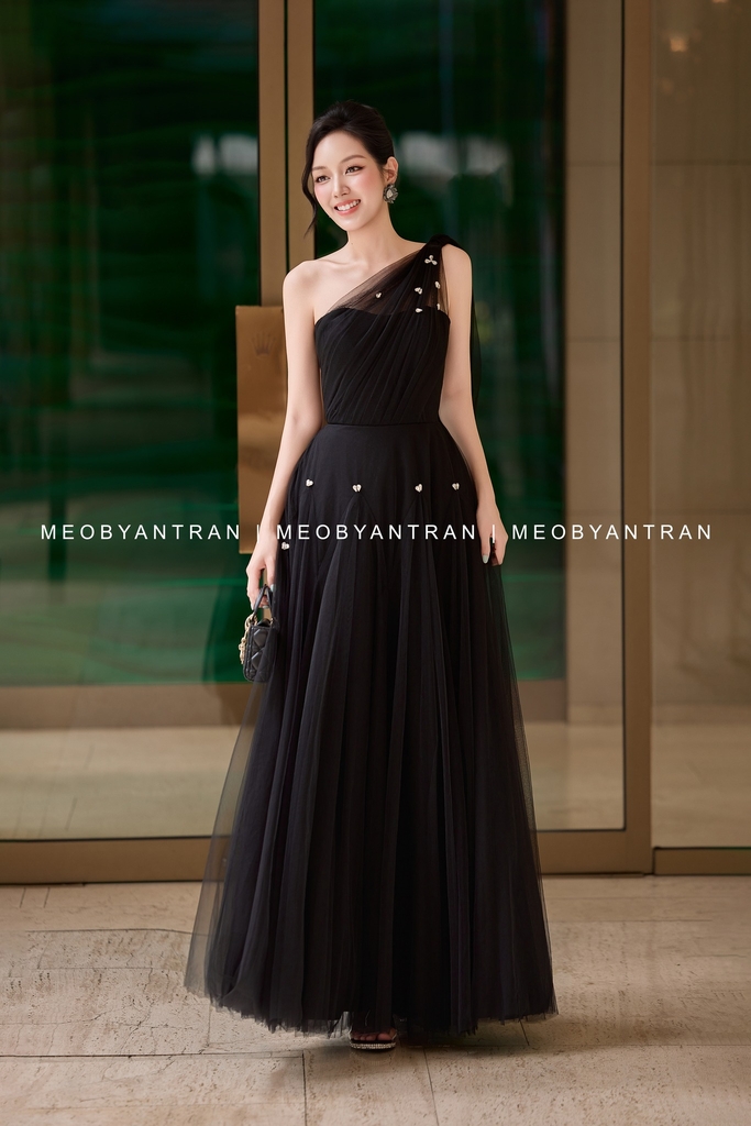 Đầm dài voan đẹp