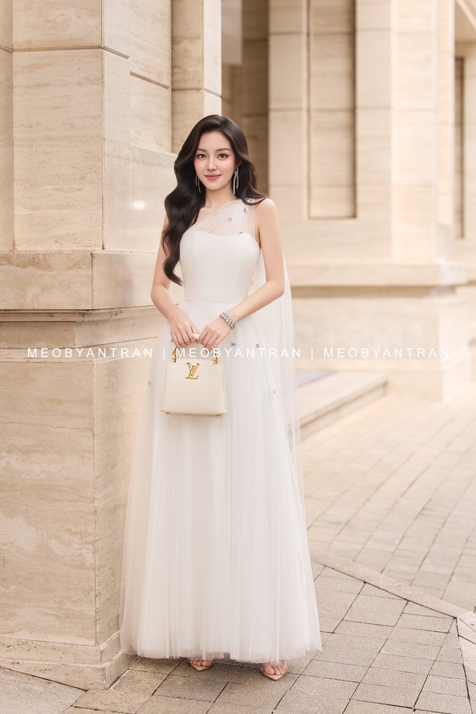 Đầm dài voan đẹp