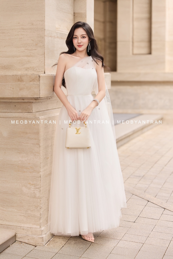 Đầm dài voan đẹp