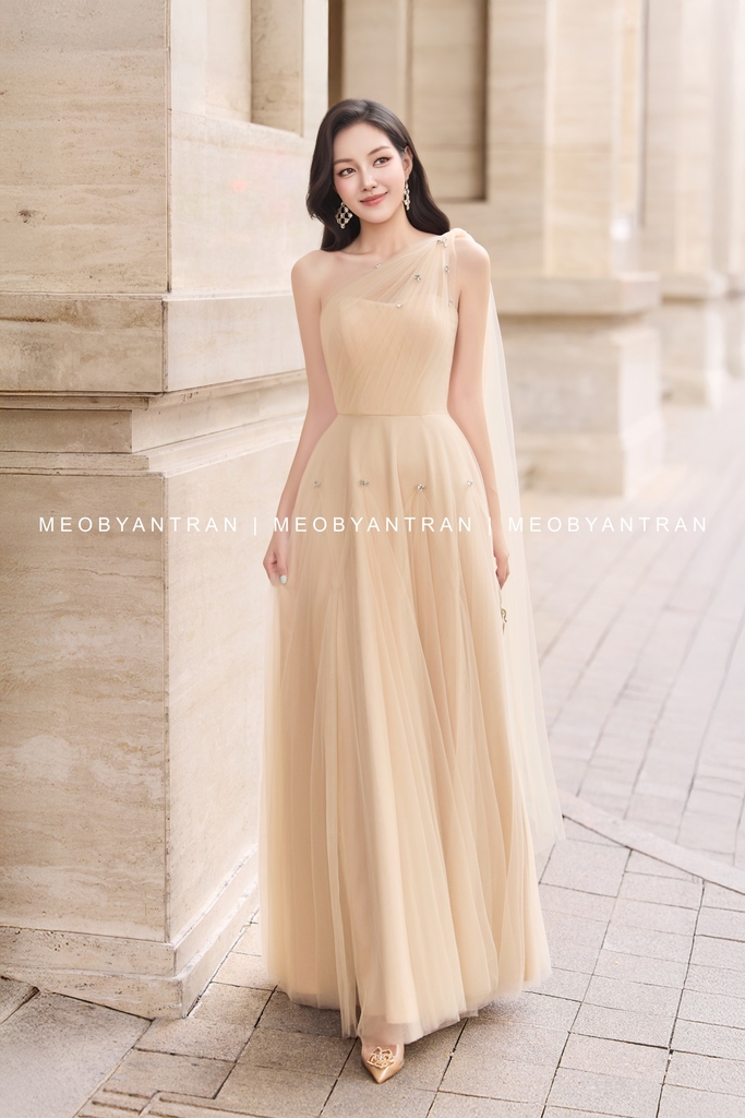 Đầm dài voan đẹp