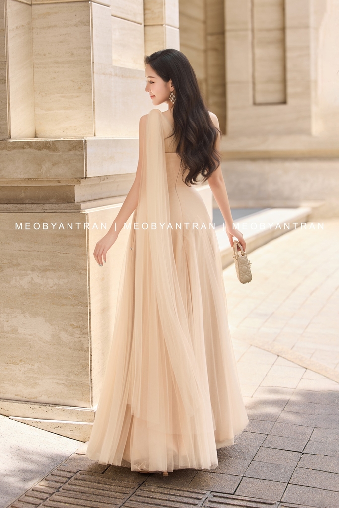 Đầm dài voan đẹp