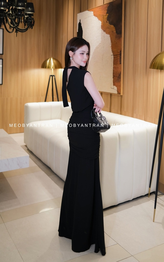 Đầm dáng dài dự tiệc sang trọng