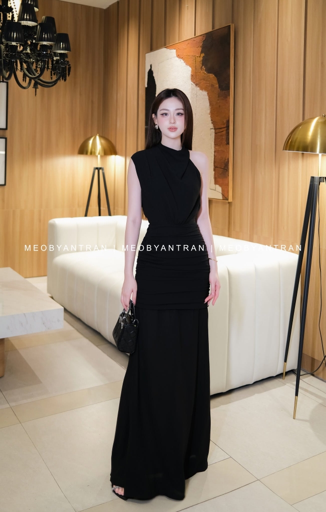 Đầm dáng dài dự tiệc sang trọng