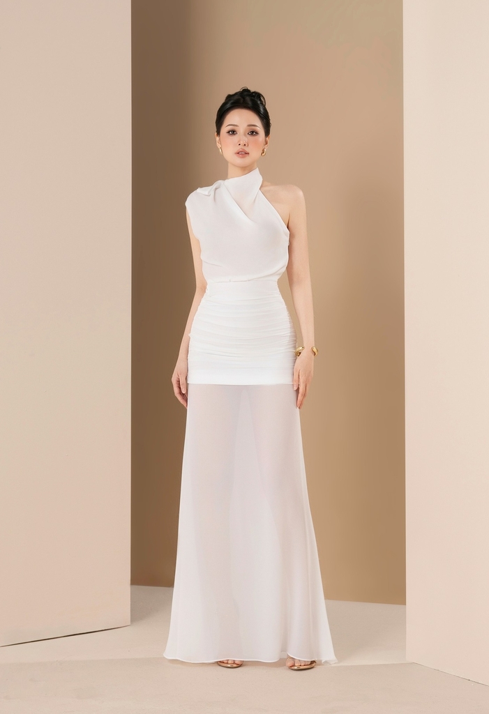 Đầm dáng dài dự tiệc sang trọng