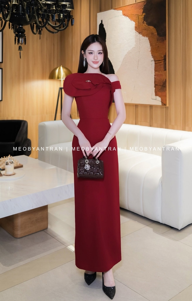 đầm dự tiệc dáng dài