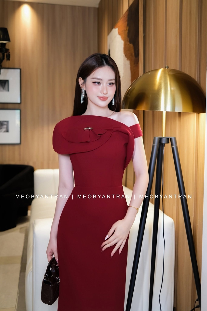 đầm dự tiệc dáng dài