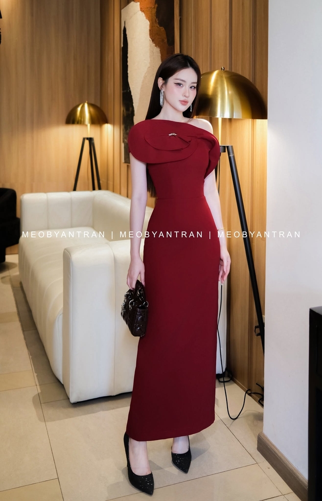 đầm dự tiệc dáng dài