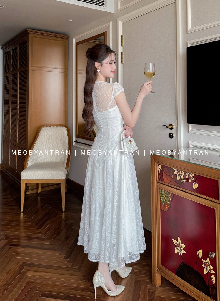 Đầm dự tiệc tay nhí 