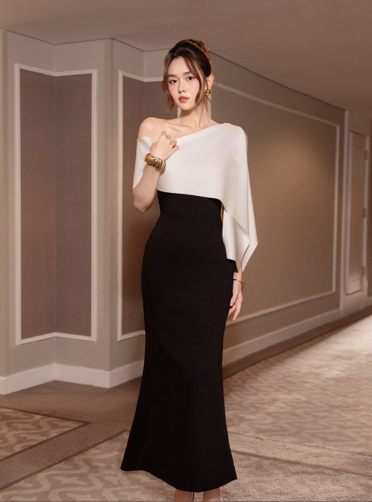 Đầm đuôi cá dáng ngắn